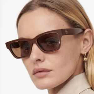 Anine Bing Daria brown sunglasses